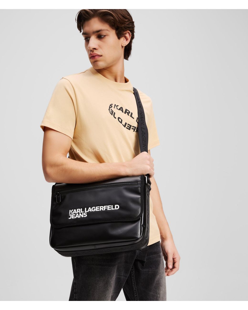 Traveler Messenger Bag, Homme, Taille KL Jeans pour homme en coloris Black