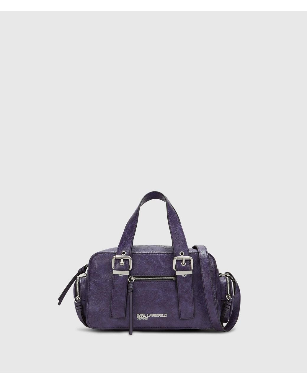 KL Jeans Purple City Top Handle Bag