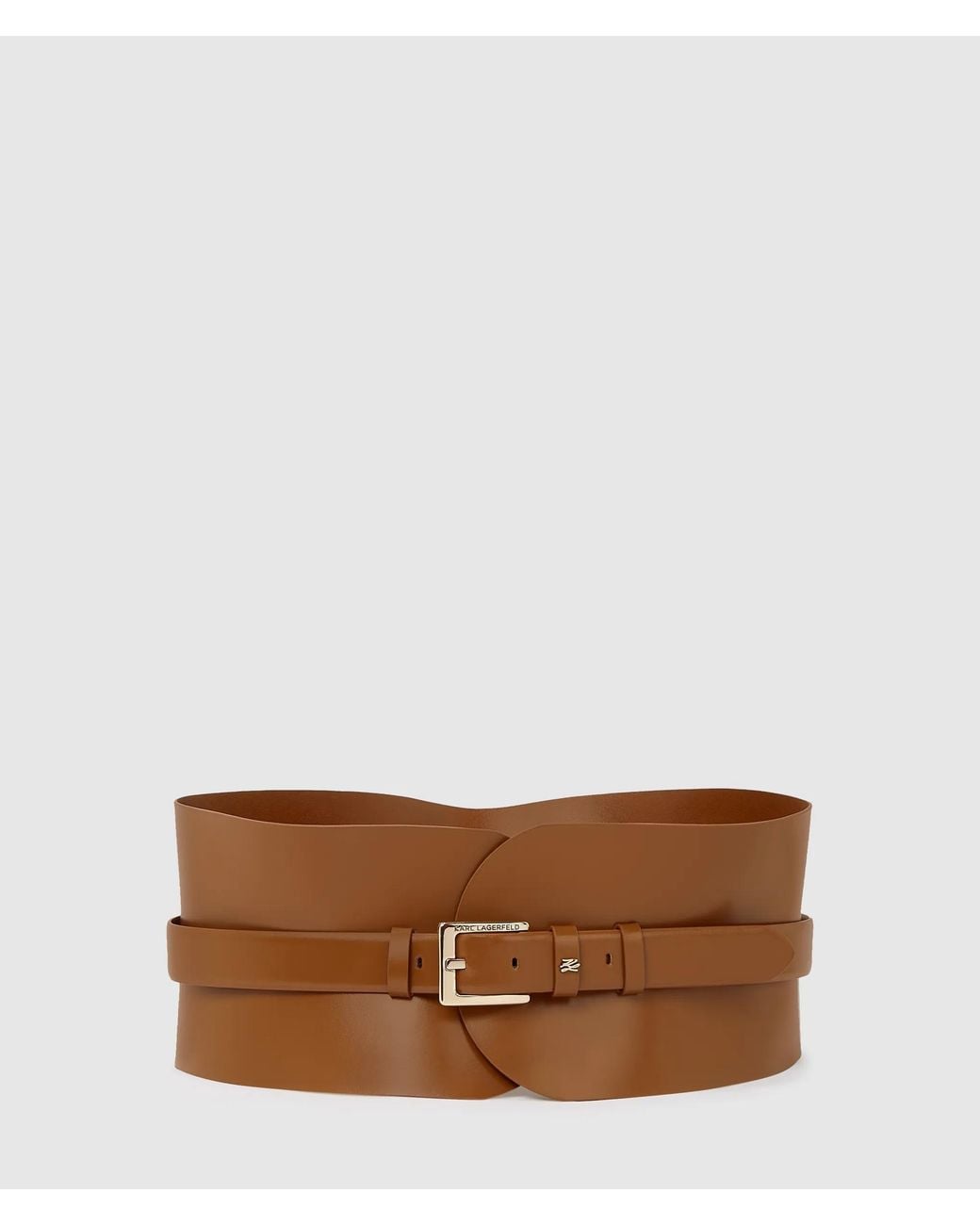 Karl Lagerfeld Brown K/Essential Belt