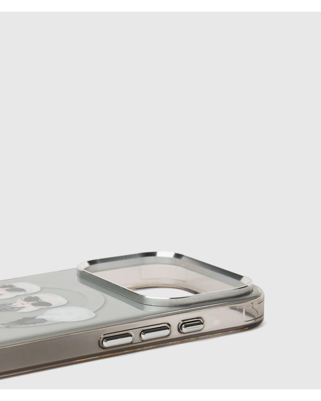 Karl Lagerfeld Gray Ikon Karl Trio Iphone 17 Pro Case