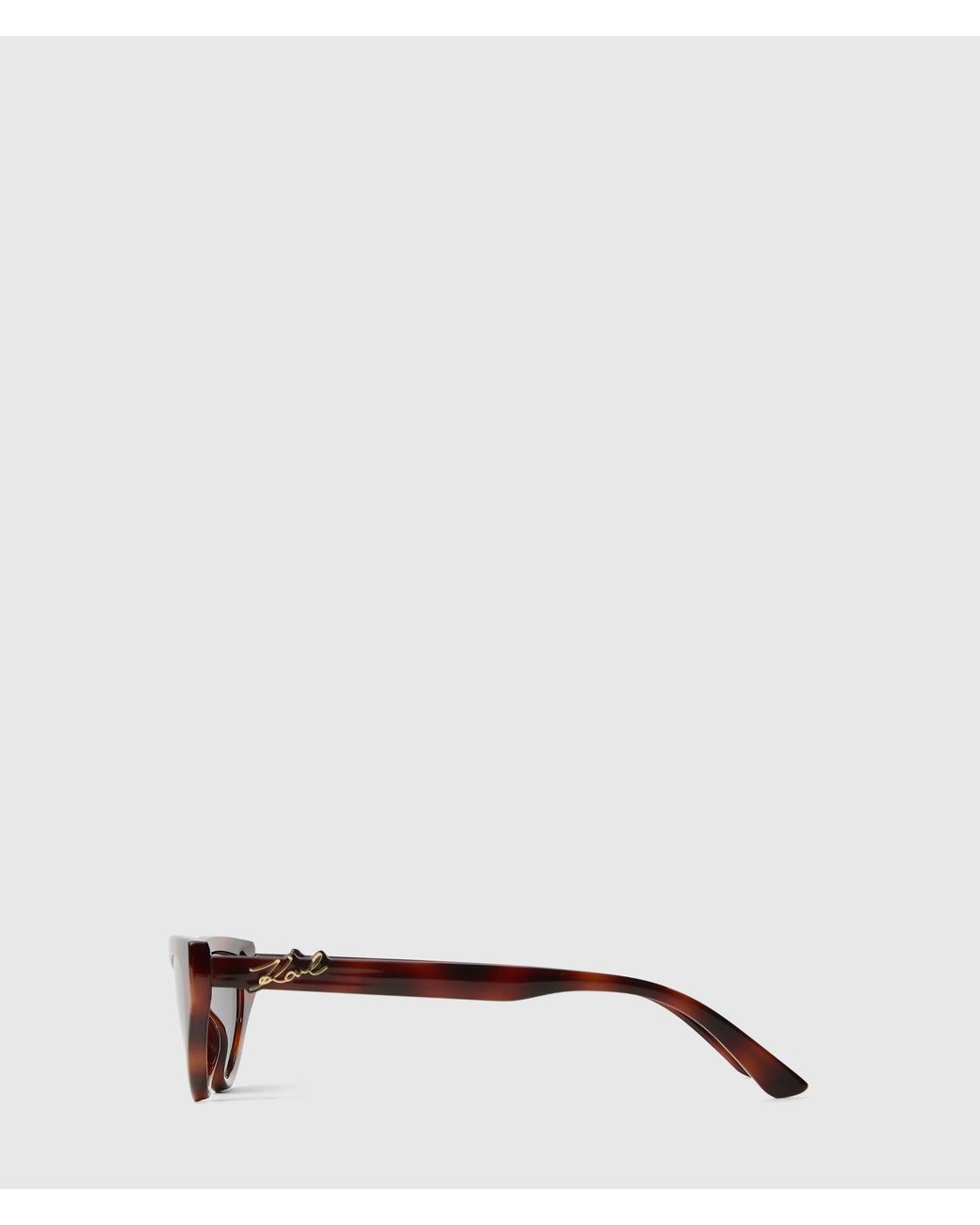 Karl Lagerfeld Multicolor Signature Cat-Eye Sunglasses