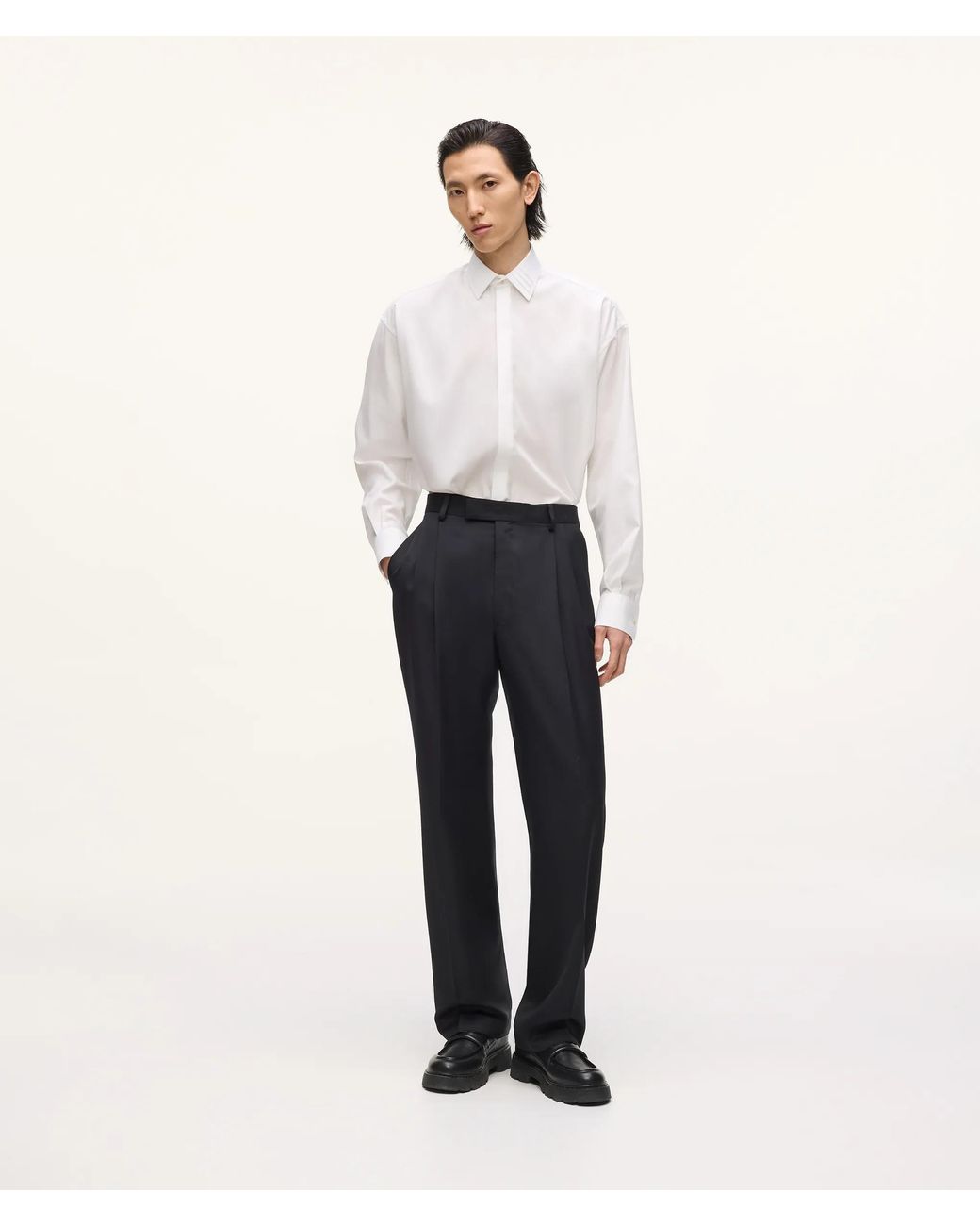 Karl Lagerfeld White Kl Studio Loose-Fit Shirt for men