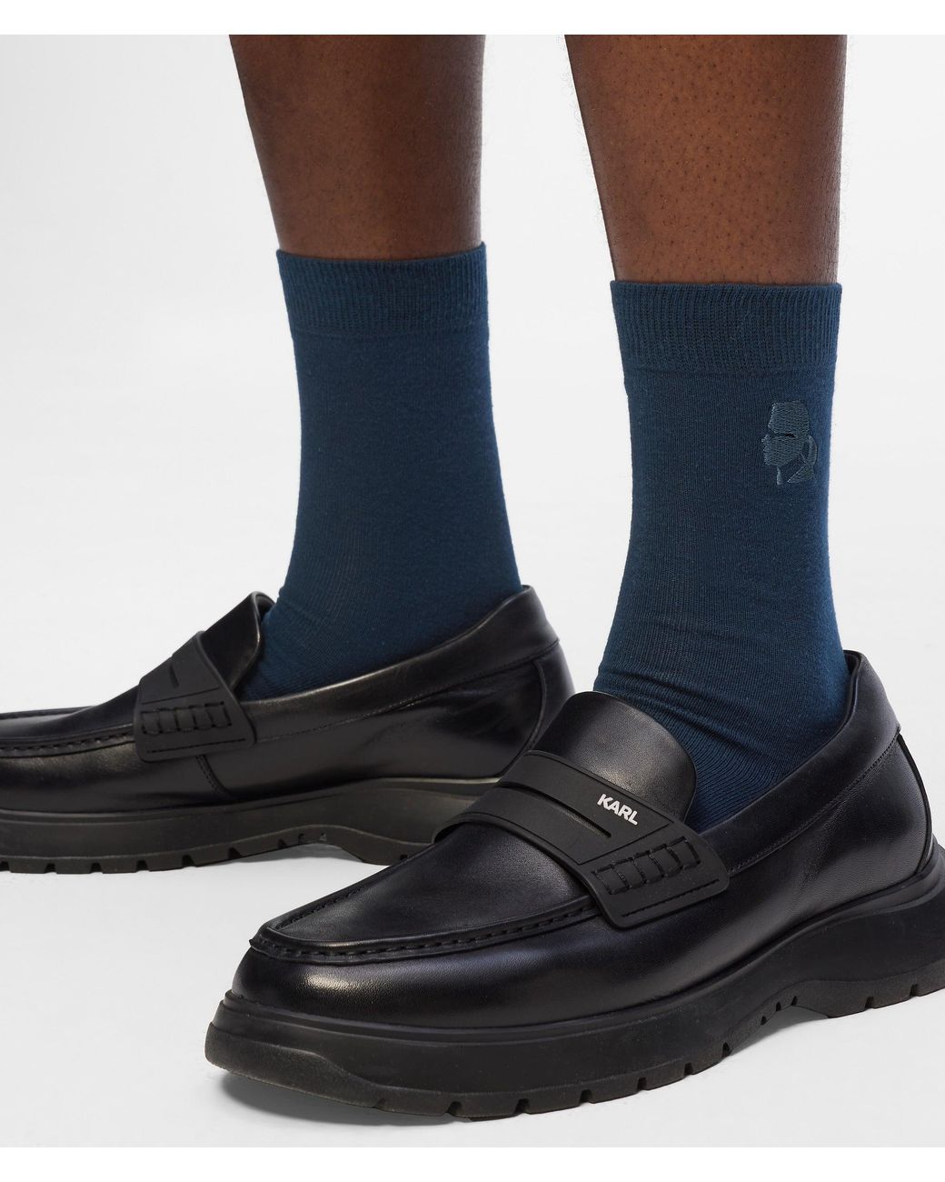Karl Lagerfeld Blue Kameo Socks – 3-Pack for men