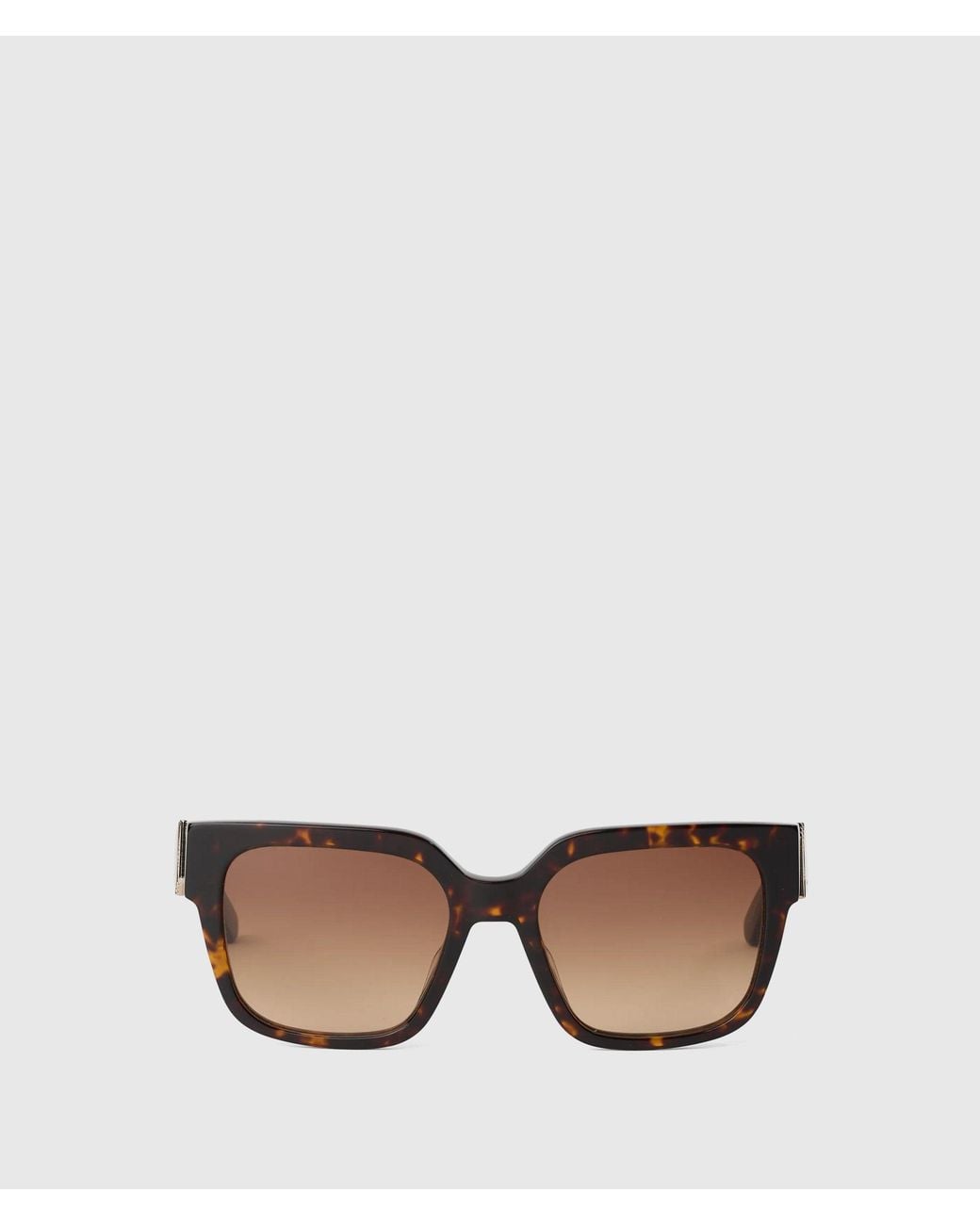 Karl Lagerfeld Multicolor Monogram Square Sunglasses