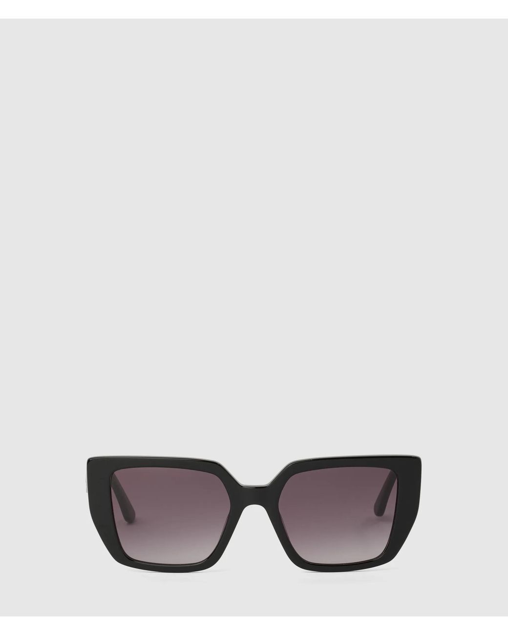 Karl Lagerfeld Black Autograph Chunky Sunglasses