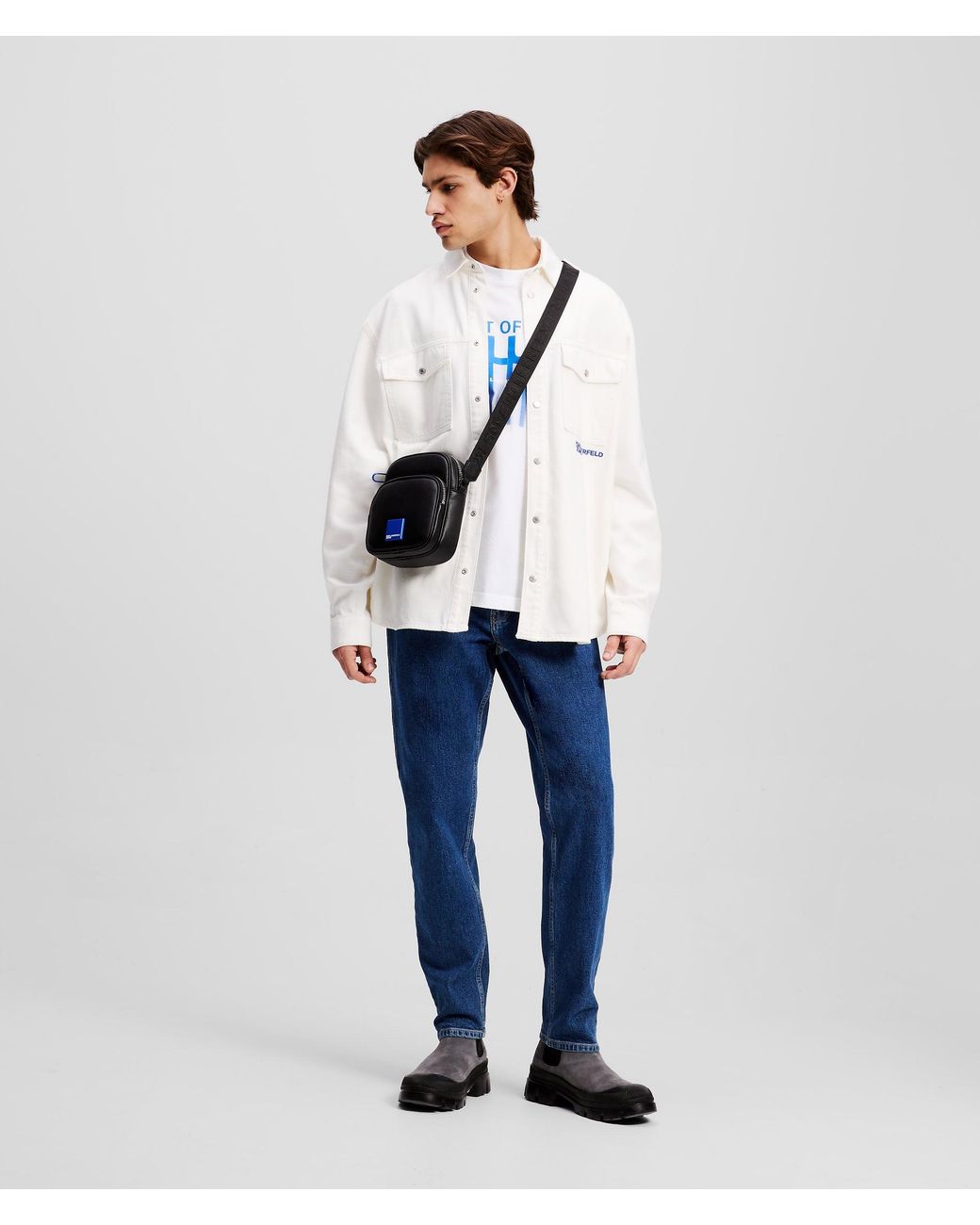 KL Jeans Blue Tapered Jeans for men
