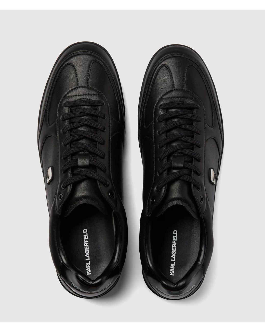 Karl Lagerfeld Black Ikon Nft Patch Sneakers for men