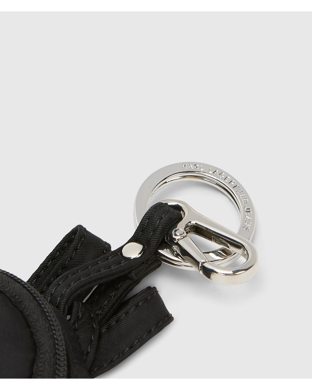 KL Jeans Black Logo Backpack Charm