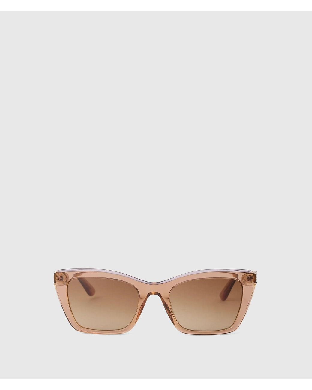 Karl Lagerfeld Pink Autograph Square Sunglasses