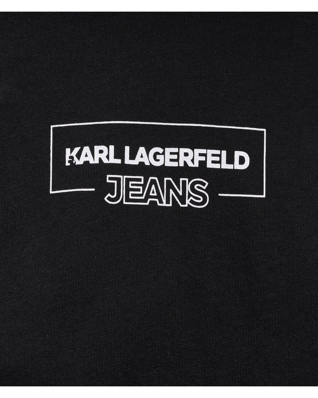KL Jeans Black Outline Logo T-Shirt