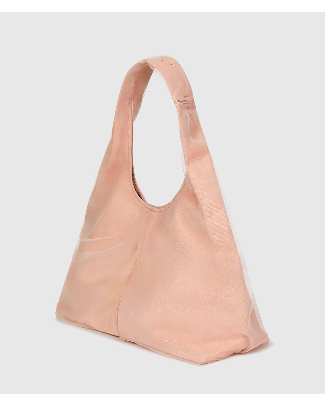 Karl Lagerfeld Pink Rue St-Guillaume Mesh Hobo Bag