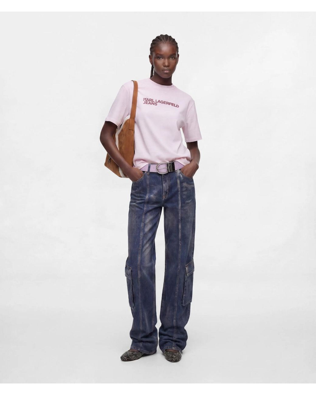 KL Jeans White Logo T-Shirt