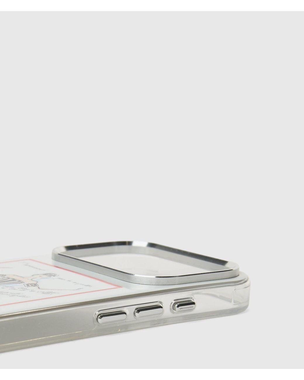 Karl Lagerfeld White Sketches Iphone 17 Pro Case