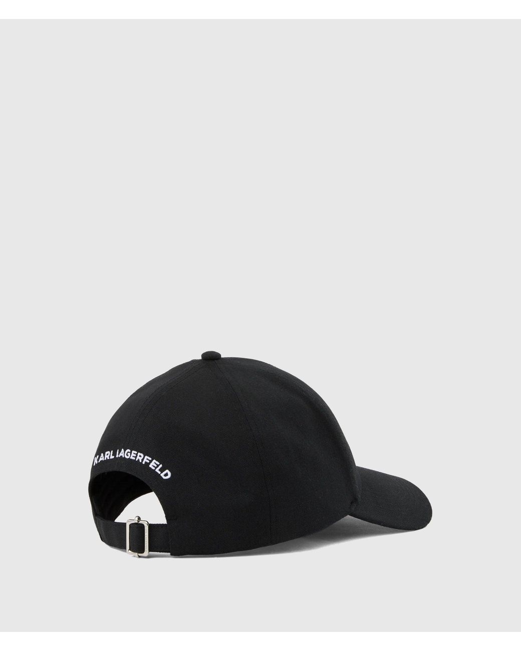 Karl Lagerfeld Black Exclusive Ikon Pin Cap for men