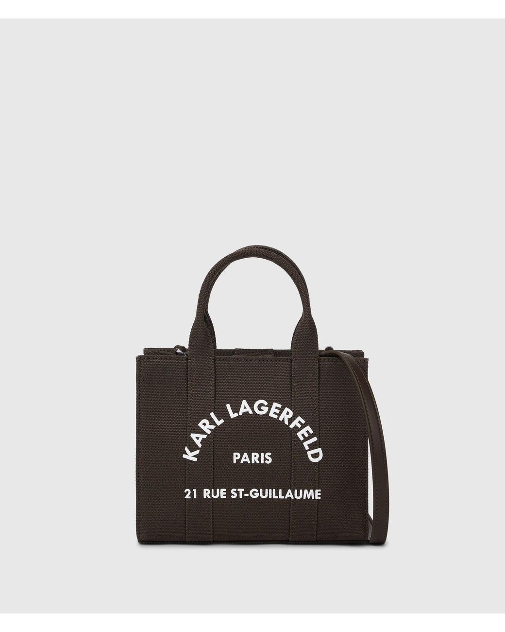 Karl Lagerfeld Black Rue St-Guillaume Mini Tote Bag