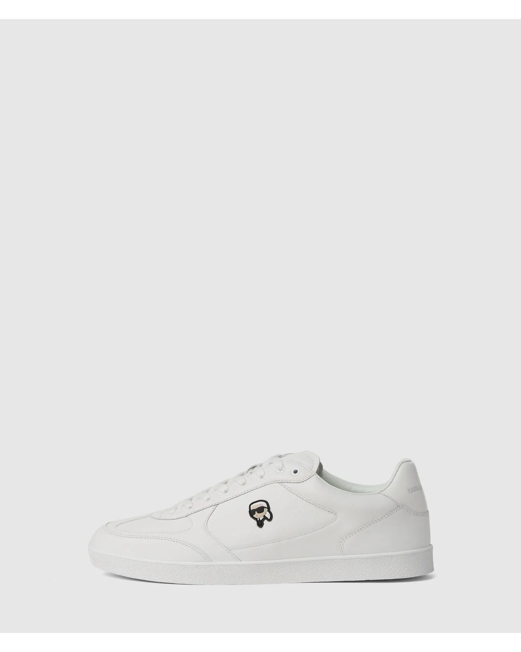Karl Lagerfeld White Ikon Nft Patch Sneakers for men