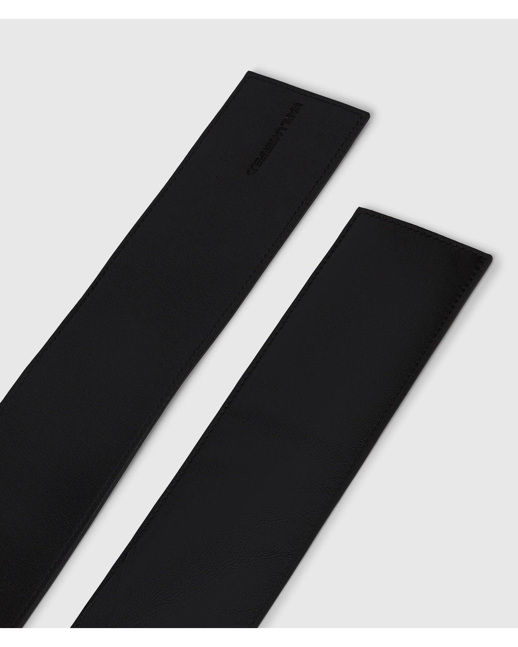 Karl Lagerfeld Black K/Signature Bow Belt