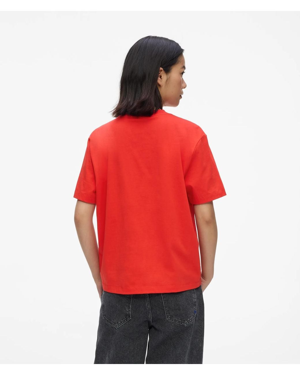 KL Jeans Red Regular‑Fit Karl Quote T-Shirt