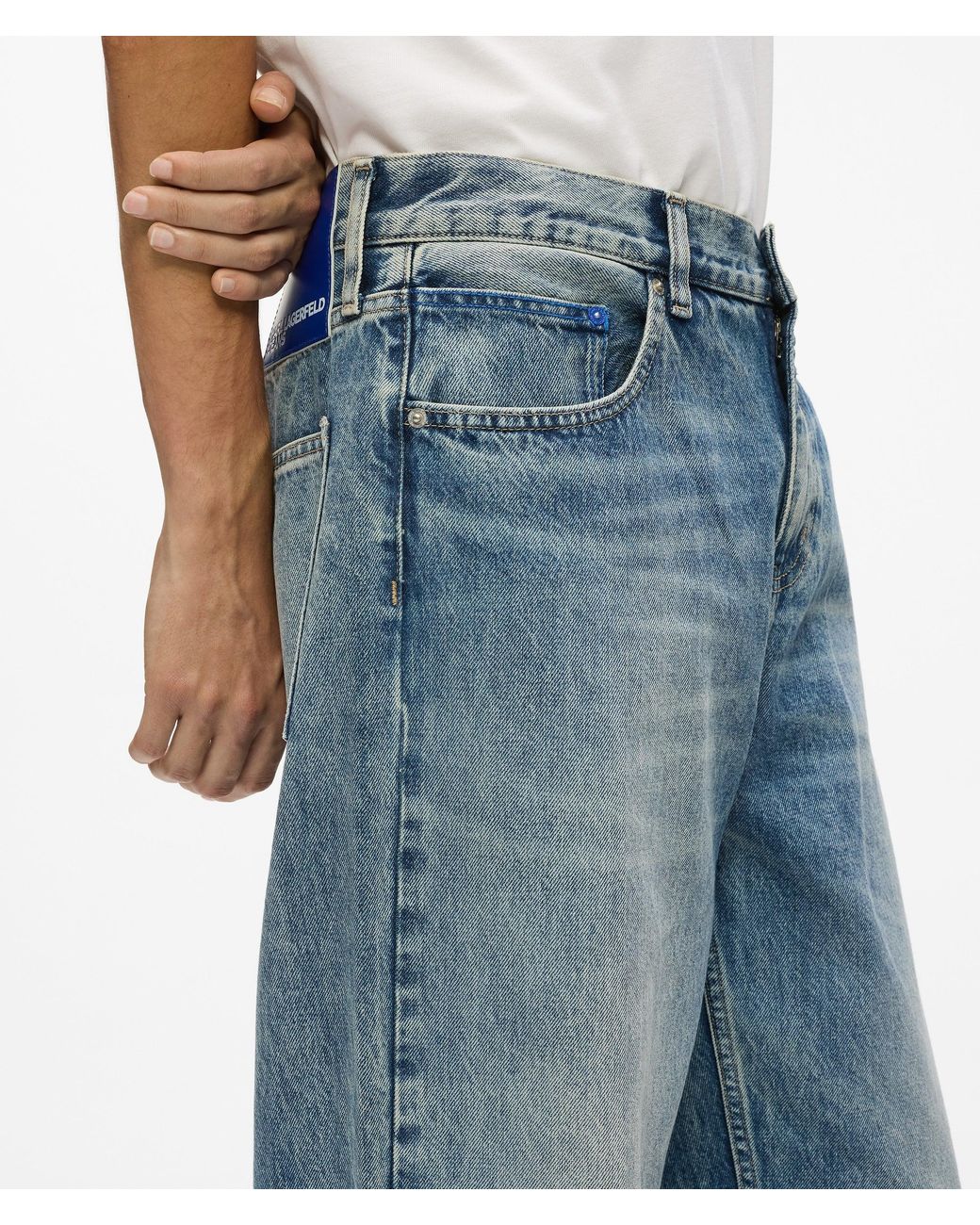 KL Jeans Blue Relaxed Jeans for men