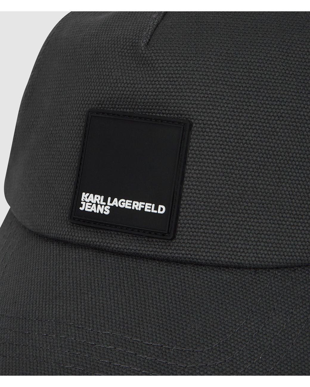 KL Jeans Kappe Mit Logo-Aufnäher, Herren, Größe in Black für Herren