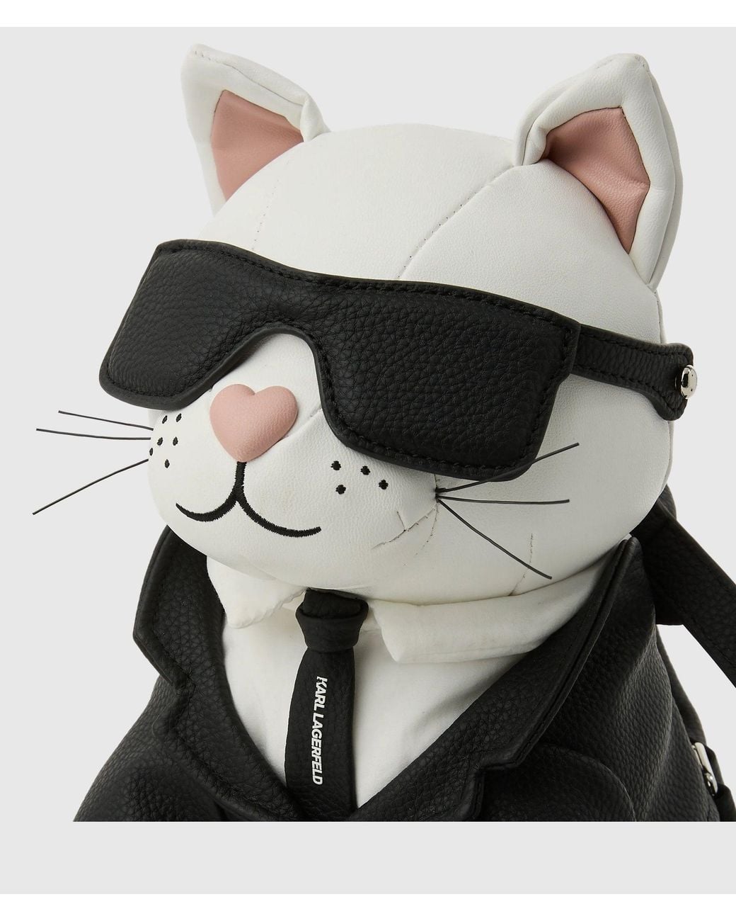 Karl Lagerfeld Black Ikon Choupette Crossbody Bag, Multicoloured