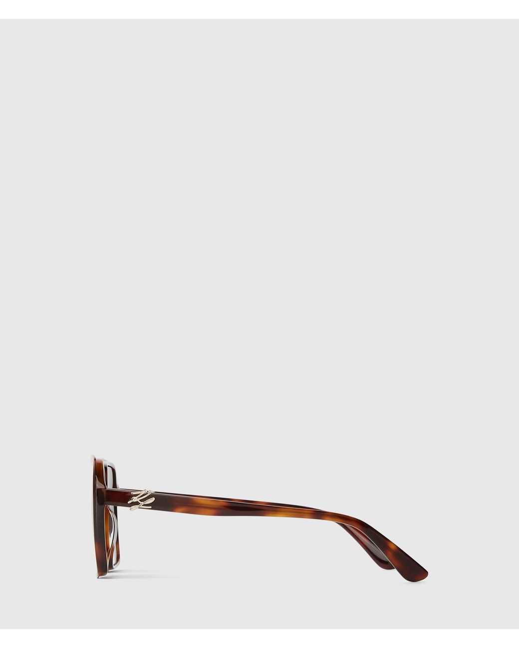 Karl Lagerfeld Multicolor Autograph Square Sunglasses