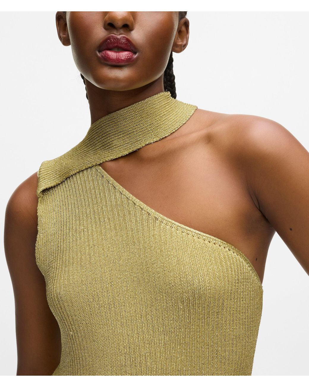 Karl Lagerfeld Metallic Knit Dress