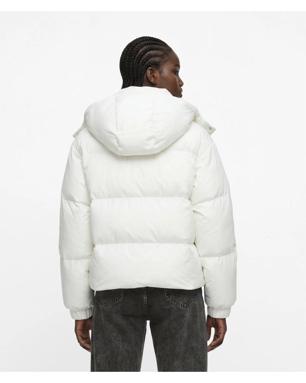 KL Jeans White Logo Puffer Jacket