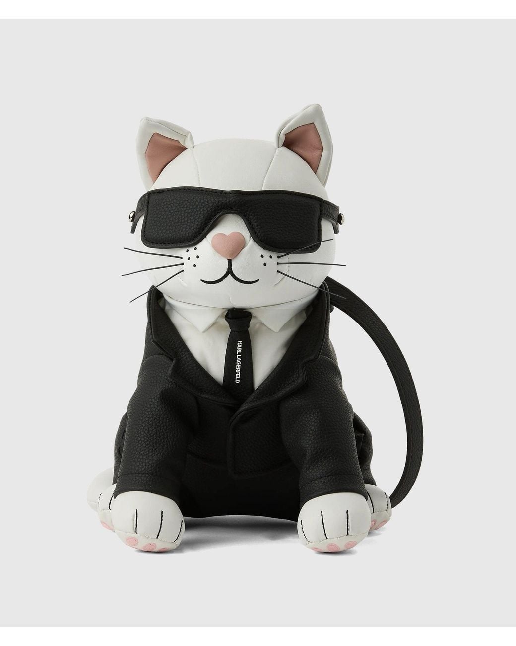 Karl Lagerfeld Black Ikon Choupette Crossbody Bag, Multicoloured