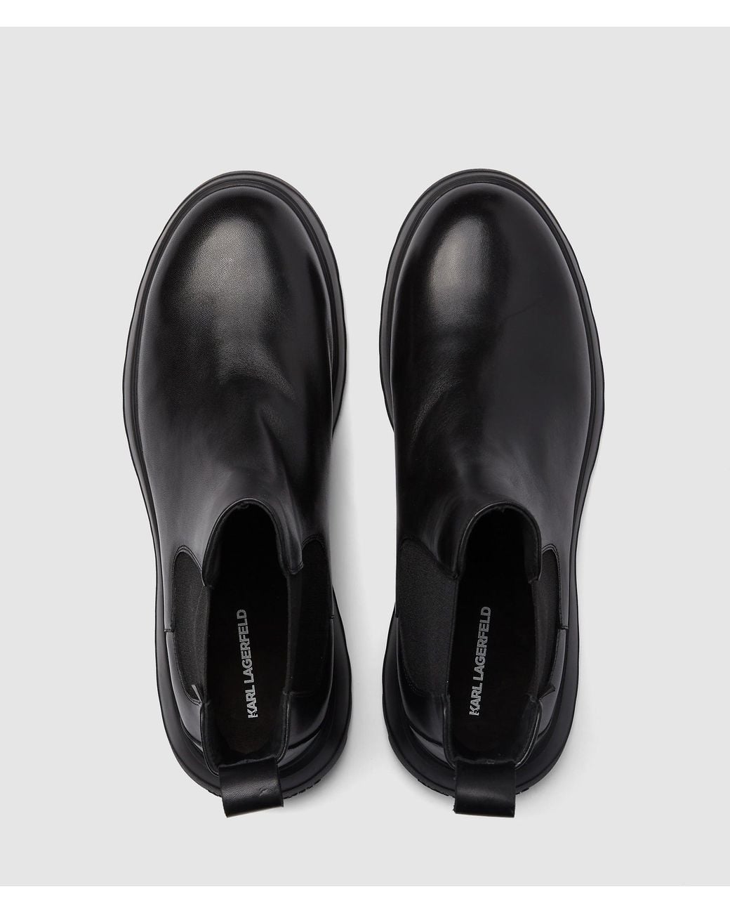 Karl Lagerfeld Black Binky Ankle Boots