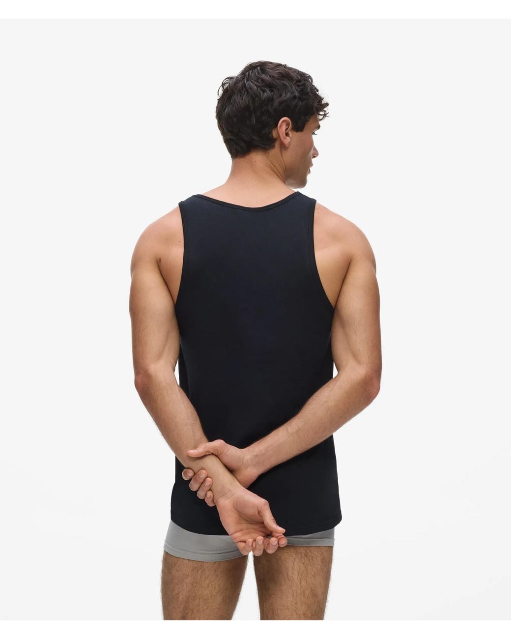 Karl Lagerfeld Black Logo Tank Top – 2-Pack for men
