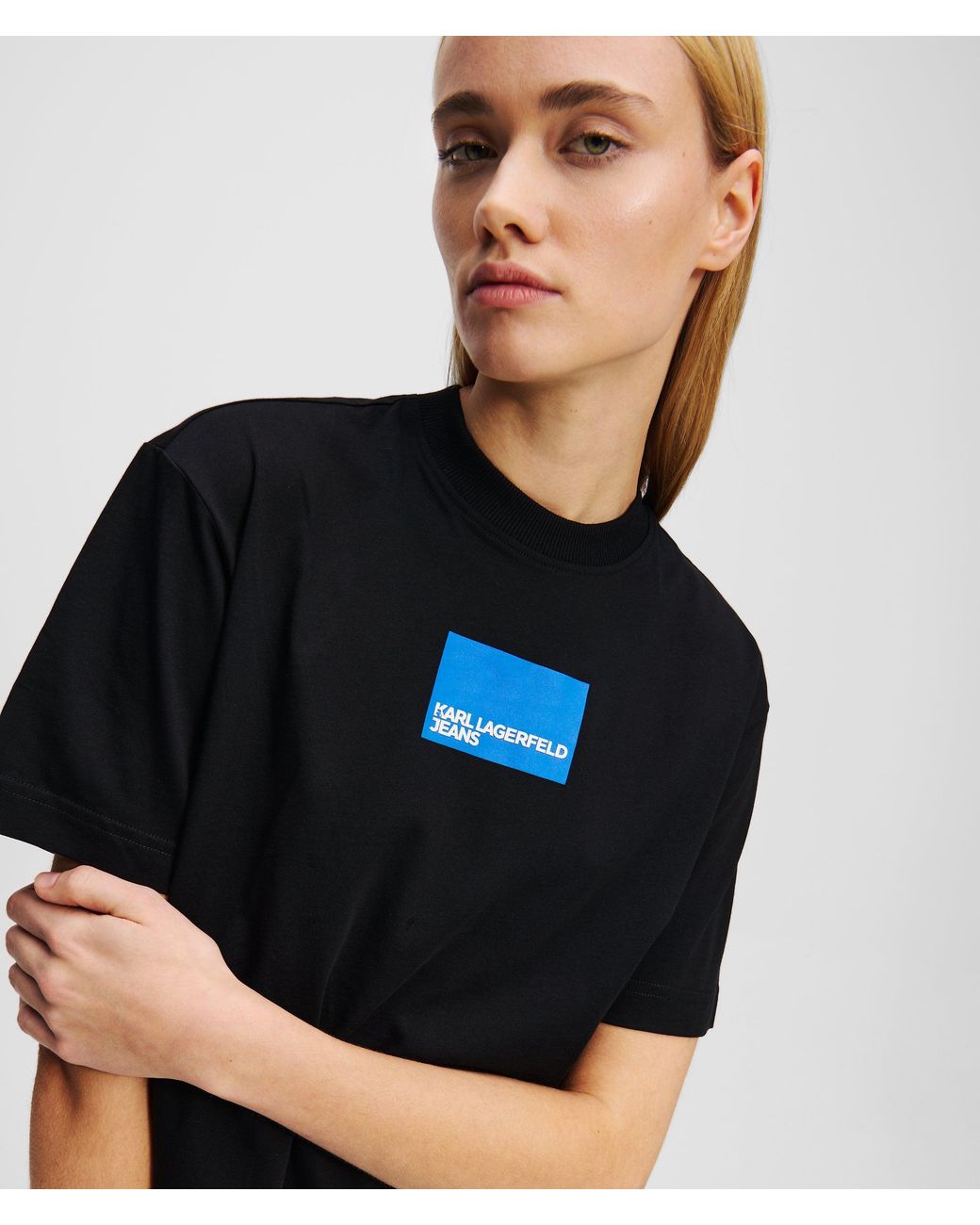 KL Jeans Black Klj Box Logo T-Shirt