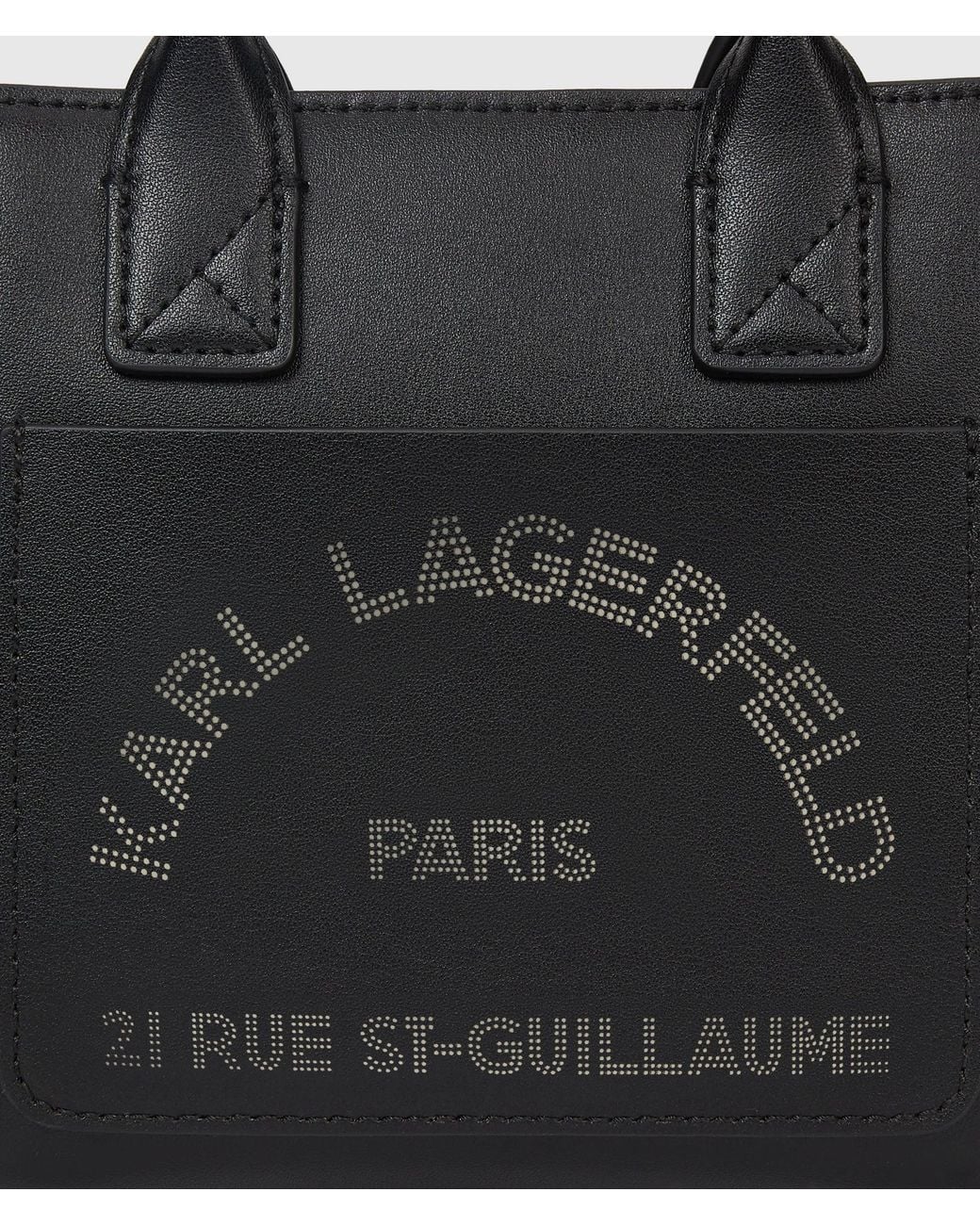 Karl Lagerfeld Black K/Daily Mini Pocket Tote Bag