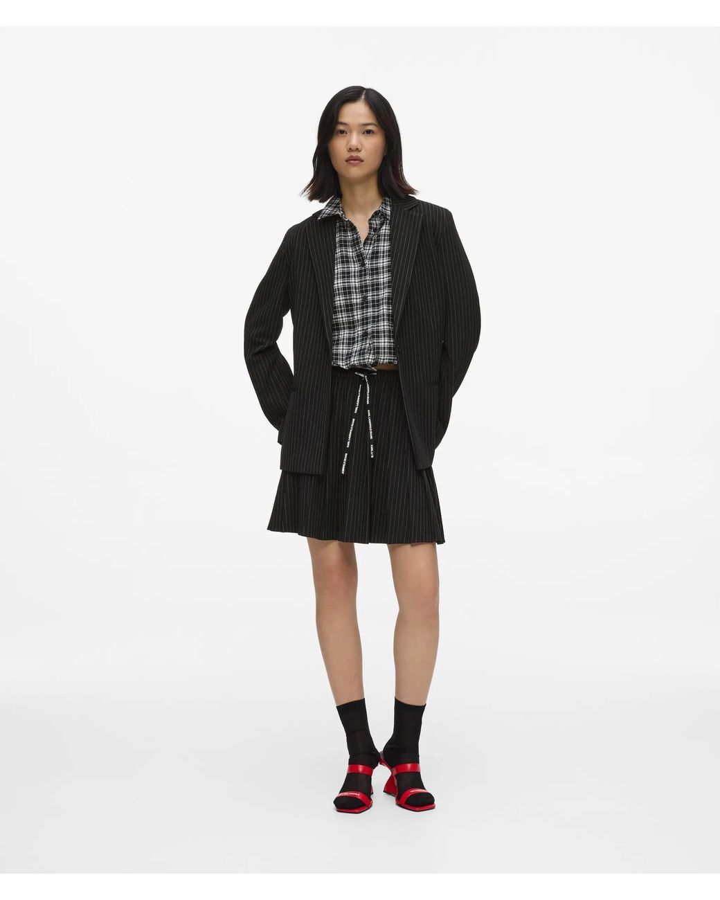 KL Jeans Black Pinstripe Blazer