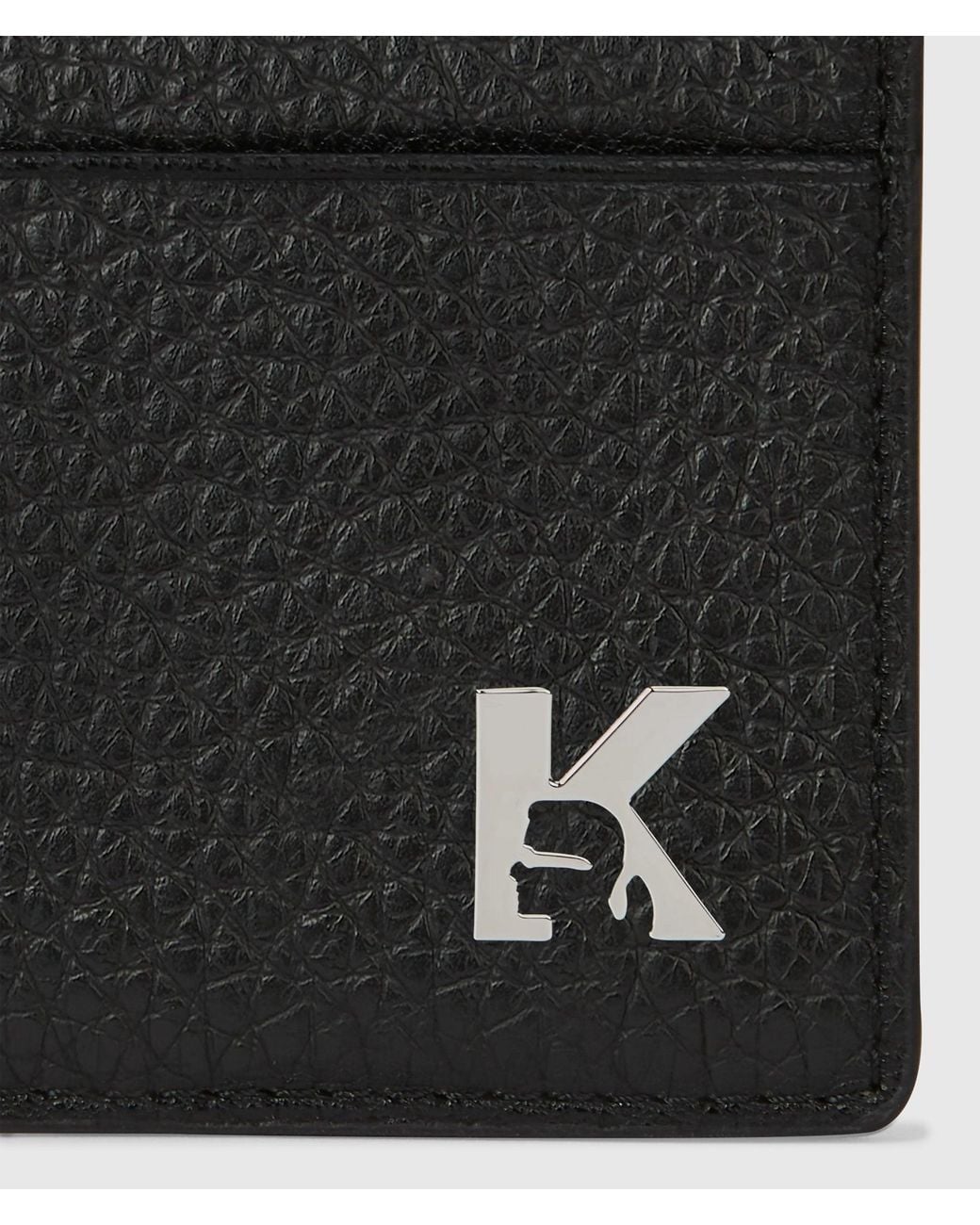 KL Jeans Black K Logo Cardholder