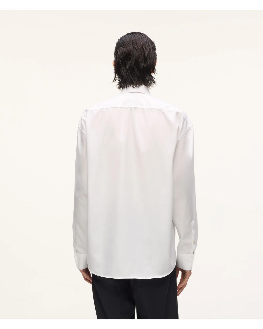 Karl Lagerfeld White Kl Studio Loose-Fit Shirt for men