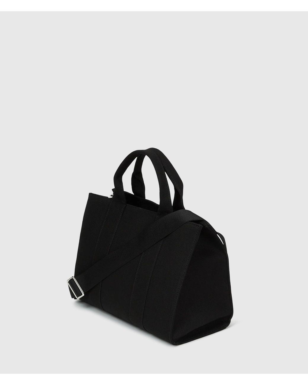 Karl Lagerfeld Black Exclusive Rue St-Guillaume Faux-Pearls Medium Tote Bag
