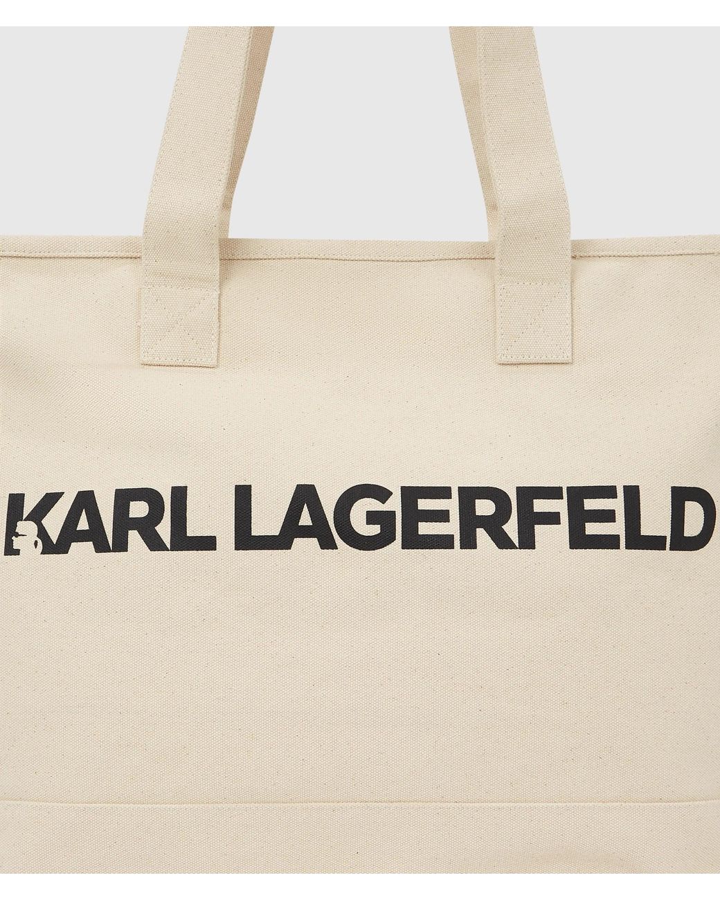Karl Lagerfeld Natural Logo Extra Large Tote Bag
