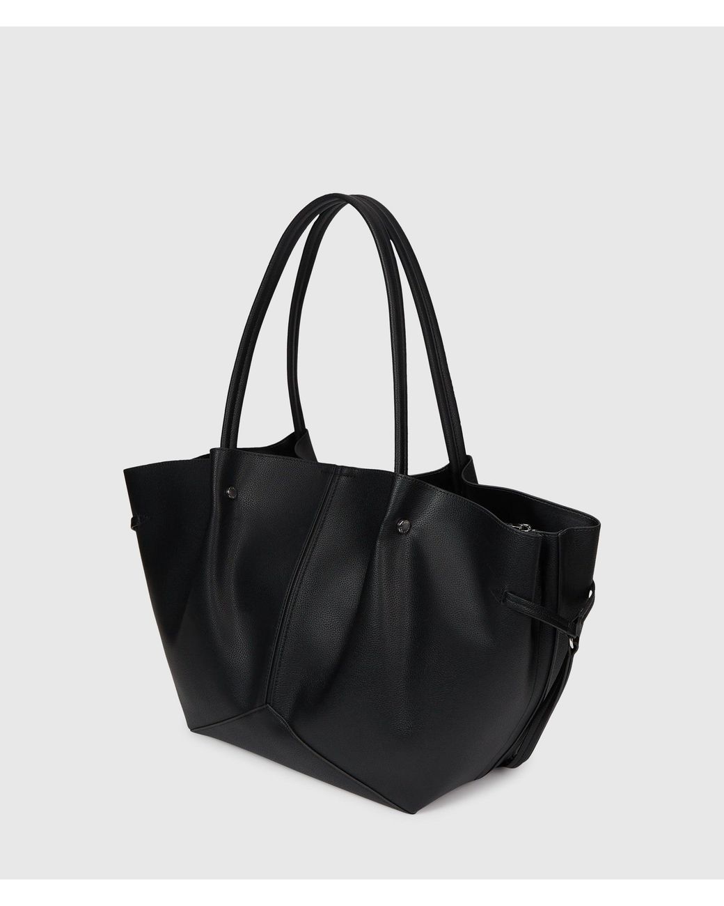Karl Lagerfeld Black K/Pierced Medium Tote Bag