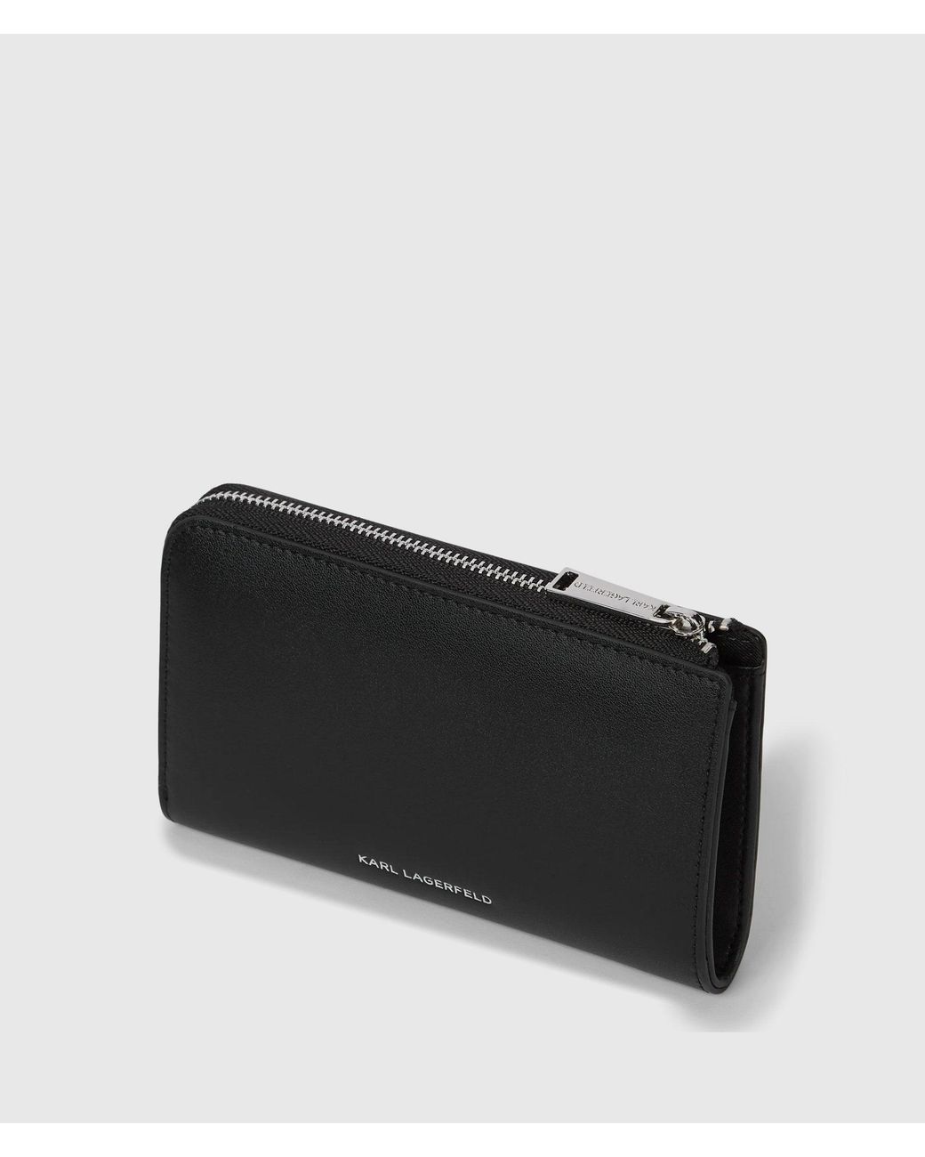 Karl Lagerfeld Black K/Daily Zip-Around Wallet