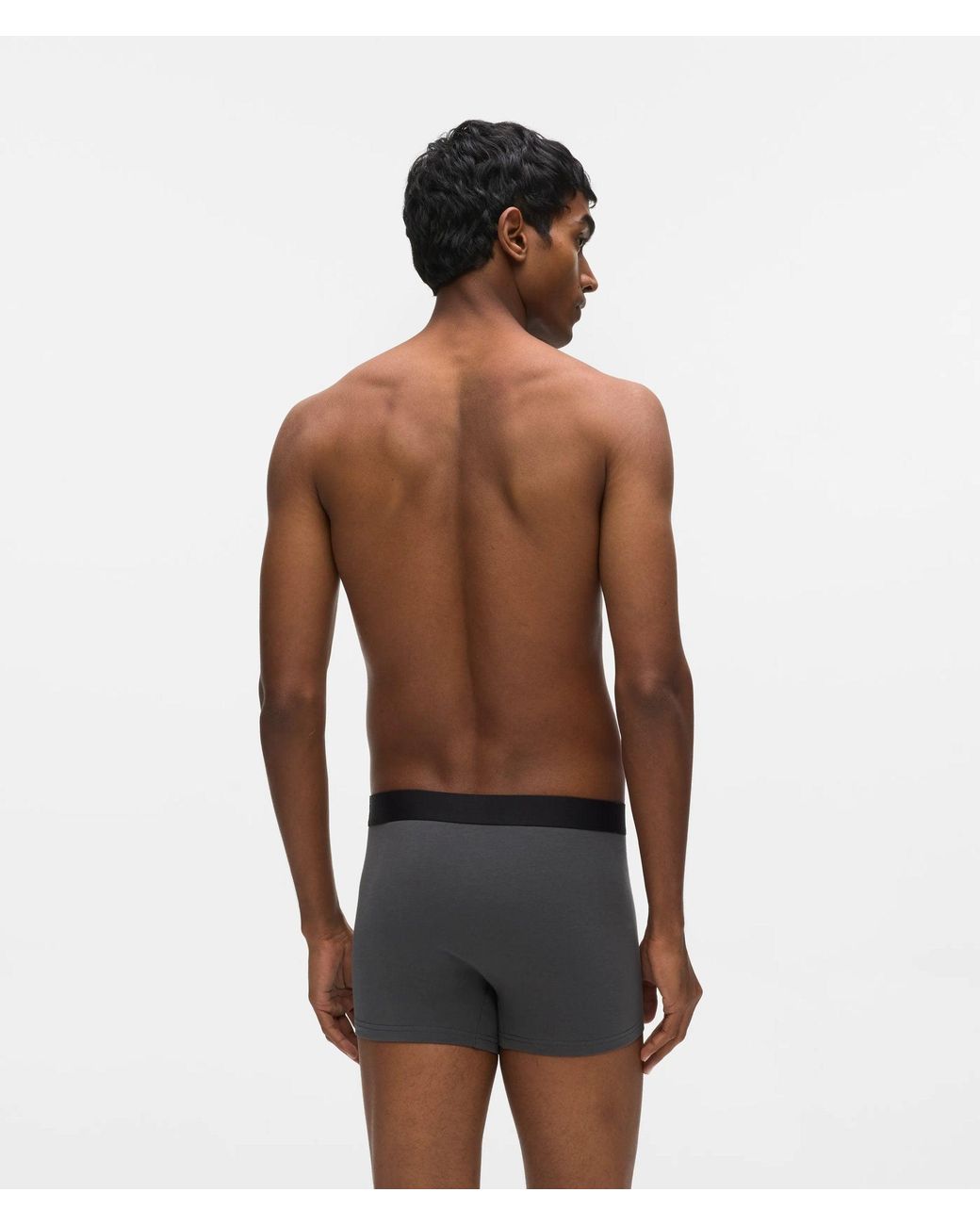 Karl Lagerfeld Black Ikon Patch Trunks for men