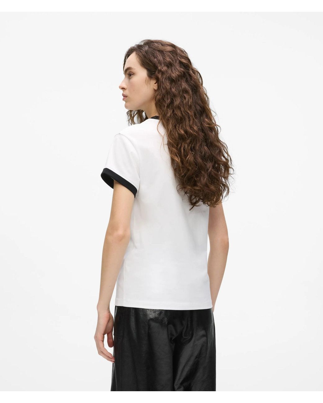 Karl Lagerfeld White Ikon Choupette Muse T-Shirt