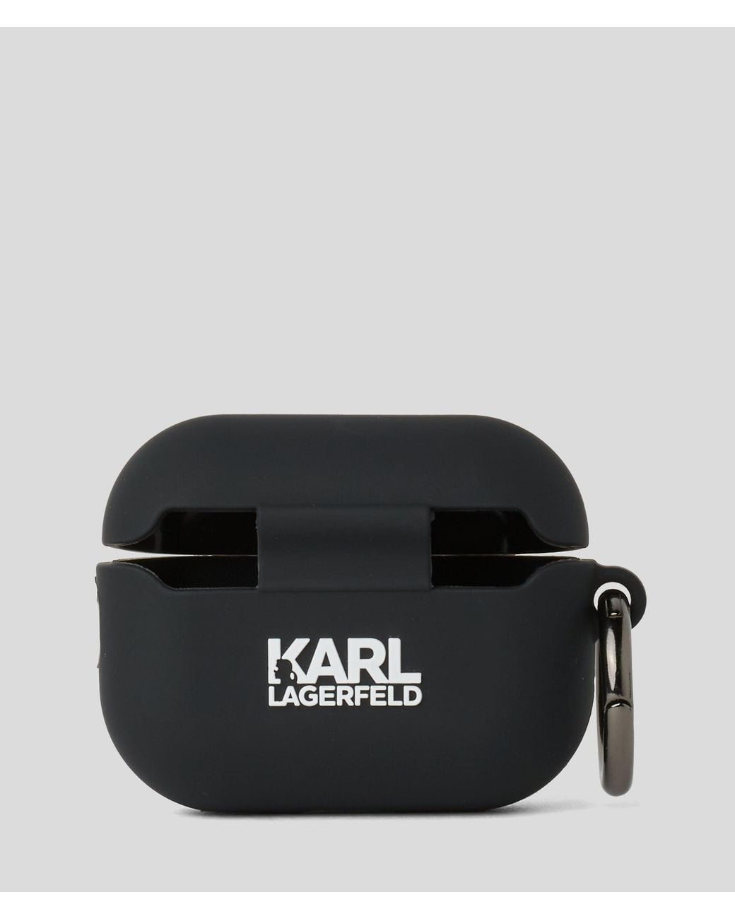 Karl Lagerfeld Black Ikon Airpods 3 Case