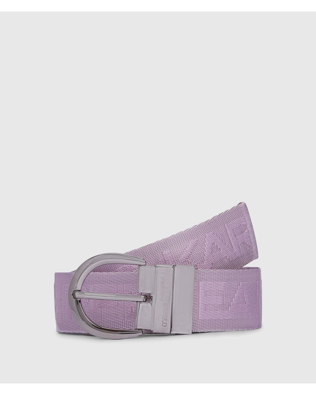 KL Jeans Purple Reversible Webbing Belt