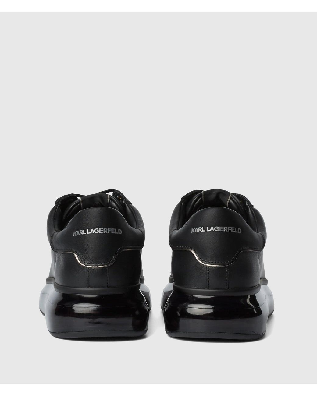 Karl Lagerfeld Black Kapri Kushion Low-Top Sneakers for men