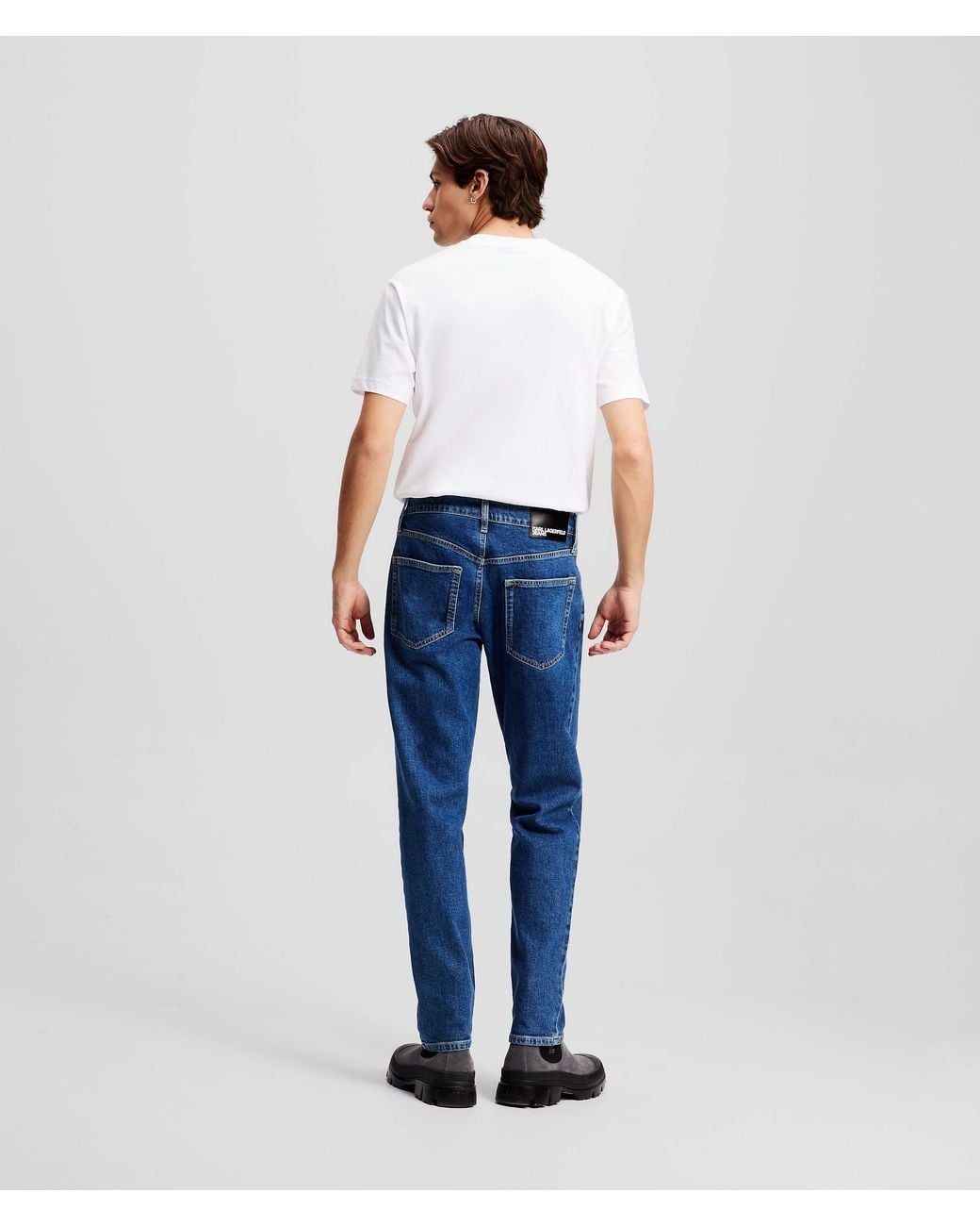 KL Jeans Blue Tapered Jeans for men
