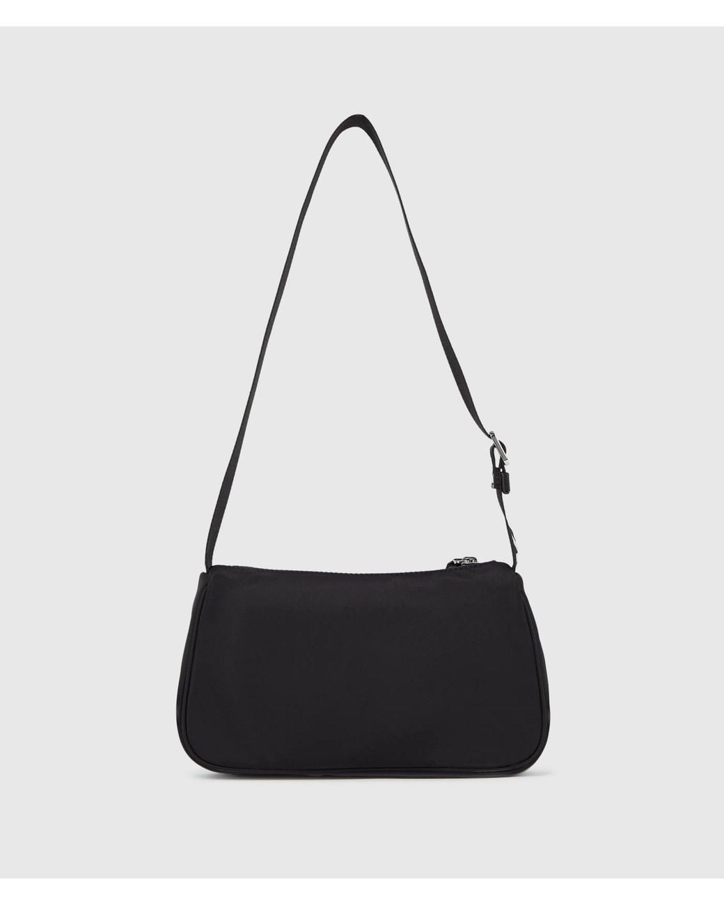 KL Jeans White Logo Nylon Shoulder Bag