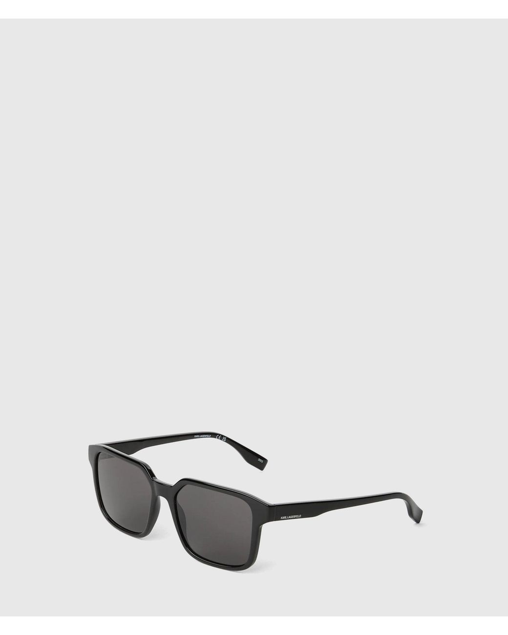 Karl Lagerfeld Gray Logo Rectangle Sunglasses for men