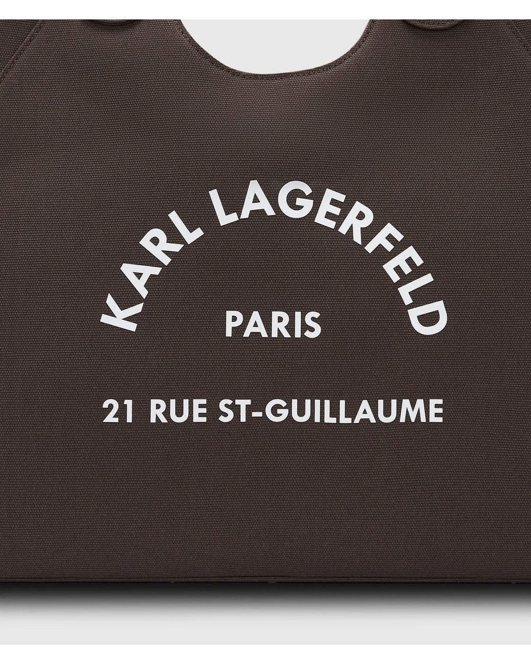 Karl Lagerfeld White Rue St-Guillaume Chain Shopper