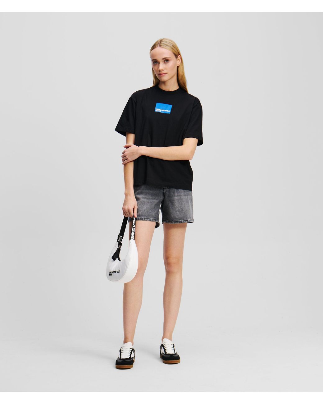 KL Jeans Black Klj Box Logo T-Shirt